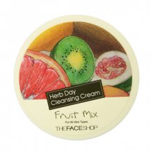 The Face Shop, Herb Day Cleansing Cream - Очищающий крем с экстрактом фруктового микса (150 мл.)