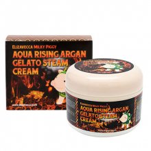 Elizavecca, Aqua Rising Argan Gelato Steam Cream - Крем для лица паровой питат.с арган.маслом (100 мл.)