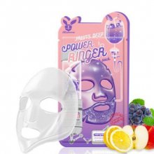 Elizavecca, Fruits Deep Power Ringer Mask Pack- Тканевая маска для лица фруктовая (23 мл.)