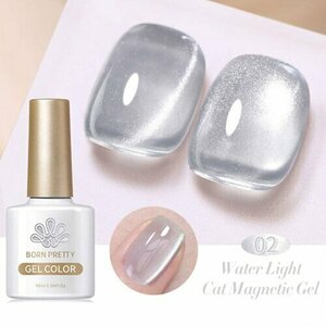 Born Pretty, Гель-лак Water Light Cat Magnetic Gel WL-02 (58465-02, 10 мл)