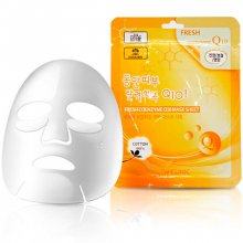 3W CLINIC, Fresh Coenzyme Q 10 Mask Sheet - Тканевая маска для лица Коэнзим (1 шт.)