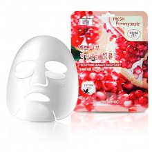 3W CLINIC, Fresh Pomegranate Mask Sheet - Тканевая маска для лица Гранат (1 шт.)