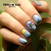PrimaNails, Трафарет для дизайна ногтей - Весна