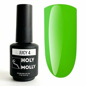 Holy Molly, Гель-лак - Juicy №4 (11 мл)
