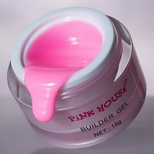 Pink House, Builder Gel Color - Моделирующий камуфлирующий гель №04 (15 мл)