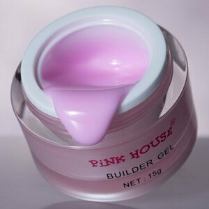 Pink House, Builder Gel Color - Моделирующий камуфлирующий гель №18 (15 мл)