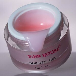 Pink House, Builder Gel Color - Моделирующий камуфлирующий гель №19 (15 мл)