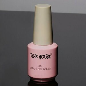 Pink House, Топ с эффектом мокрых ногтей без липкого слоя с УФ фильтром (10 мл)