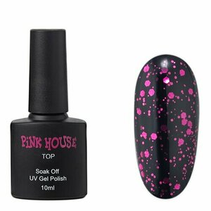 Pink House, Топ без липкого слоя с глиттером - Mix Color №04 (10 мл)