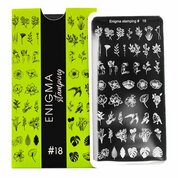 ENIGMA Stamping, Пластина для стемпинга №18