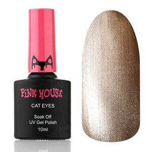 Pink House, Гель-лак кошачий глаз - Metal Cat №02 (10 мл)