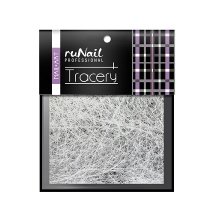 ruNail, Дизайн для ногтей: паутинка (белый) 2017