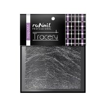ruNail, Дизайн для ногтей: паутинка (черный) 2016