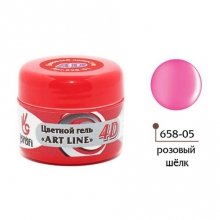 Формула Профи, 4D Art Line - Цветной гель №5 (розовый шёлк, 5гр.)