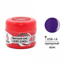 Формула Профи, 4D Art Line - Цветной гель №14 (пурпурный ирис, 5гр.)