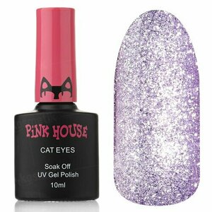Pink House, Гель-лак светоотражающий кошачий глаз - Wild Cat №01 (10 мл)