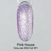 Pink House, Гель-лак светоотражающий кошачий глаз - Wild Cat №01 (10 мл)