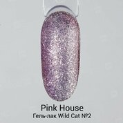 Pink House, Гель-лак светоотражающий кошачий глаз - Wild Cat №02 (10 мл)