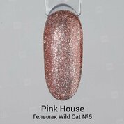 Pink House, Гель-лак светоотражающий кошачий глаз - Wild Cat №05 (10 мл)