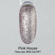 Pink House, Гель-лак светоотражающий кошачий глаз - Wild Cat №07 (10 мл)