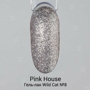 Pink House, Гель-лак светоотражающий кошачий глаз - Wild Cat №08 (10 мл)