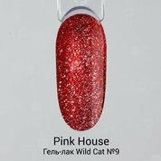 Pink House, Гель-лак светоотражающий кошачий глаз - Wild Cat №09 (10 мл)