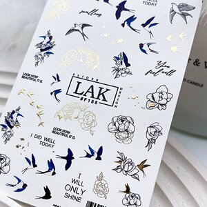 LAK Nails, Слайдер-дизайн №F188