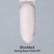 BlooMaX, Strong Base Flash - Светоотражающая цветная жесткая база №03 (12 мл)