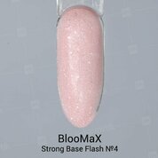 BlooMaX, Strong Base Flash - Светоотражающая цветная жесткая база №04 (12 мл)