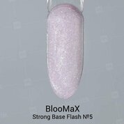 BlooMaX, Strong Base Flash - Светоотражающая цветная жесткая база №05 (12 мл)