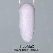 BlooMaX, Strong Base Flash - Светоотражающая цветная жесткая база №07 (12 мл)
