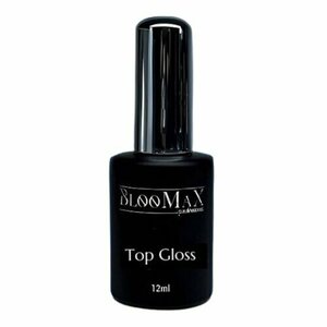 BlooMaX, Top Gloss - Топ для гель-лака без липкого слоя (12 мл)