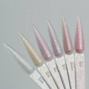 IVA Nails, Моделирующий гель - Foil Flakes Pink (15 g) (уценка№1)