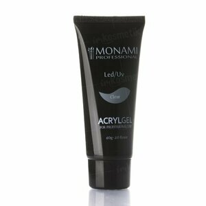 Monami, AcrylGel Clear - Акрил-гель прозрачный (60 г) (уценка)