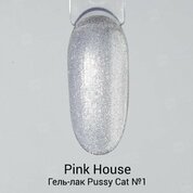Pink House, Гель-лак Кошачий глаз - Pussy Cat №01 (10 мл)