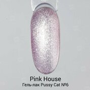 Pink House, Гель-лак Кошачий глаз - Pussy Cat №06 (10 мл)