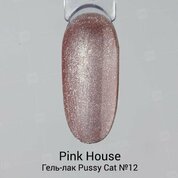 Pink House, Гель-лак Кошачий глаз - Pussy Cat №12 (10 мл)