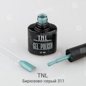 TNL, Гель-лак №311 - Бирюзово-серый (10 мл.)