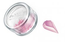 ruNail, Дизайн для ногтей: пластиковые капельки (пастельно-розовый), PEDR006
