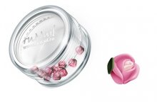 ruNail, Дизайн для ногтей: пластиковые цветы (светло-розовый), 3DSA007