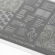Swanky Stamping, Пластина для стемпинга №168 (6х12 см.)