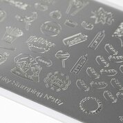 Swanky Stamping, Пластина для стемпинга №167 (6х12 см.)