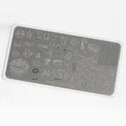 Swanky Stamping, Пластина для стемпинга №167 (6х12 см.)