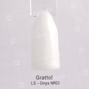 Grattol, Гель-лак LS - Onyx №01 (9 мл.)