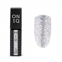 ONIQ, Гель-лак для покрытия ногтей - MIX: Silver Holographic Shimmer OGP-100s (6 мл.)