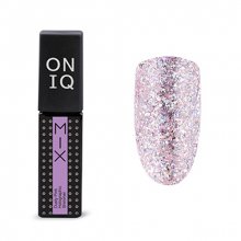 ONIQ, Гель-лак для покрытия ногтей - MIX: Dusty Pink Holographic Shimmer OGP-103s (6 мл.)