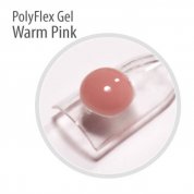 PNB, UV-LED PolyFlex Gel Warm Pink - Гель Полифлекс камуфлирующий теплый розовый (15 мл.)