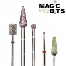 Magic Bits, Набор для аппаратного педикюра (5 шт.) с гранатовым шаром