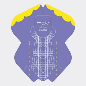 MOJO, Бумажные шаблоны для моделирования ногтей (150 шт.)