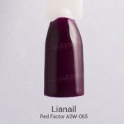 Lianail, Гель-лак - Red Factor ASW-065 (10 мл.)
